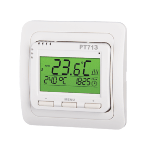 Digitales Thermostat PT713 – Raumregler mit LED-Display für Fußbodenheizung