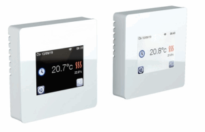 Smart Thermostat HVH TFT WIFI – Touchscreen-Regler für Fußbodenheizung (weiß / schwarz)